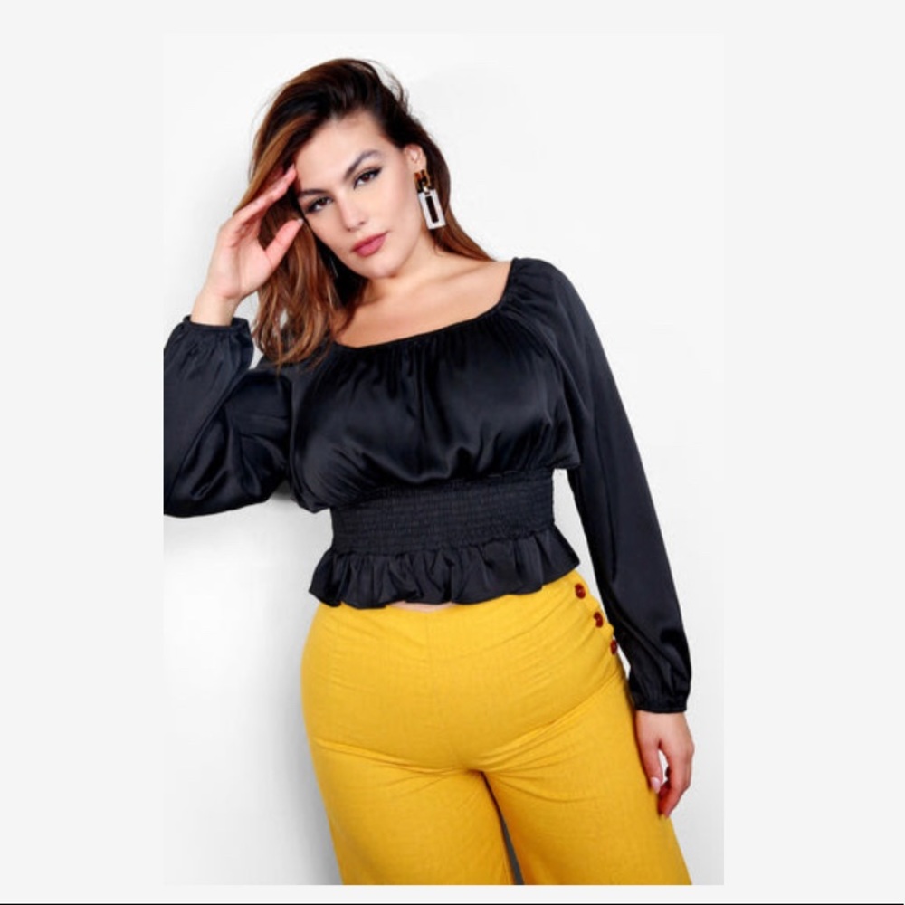 Black Crop Top